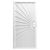 Precision Del Sol Series 3833WH3068 Door Screen, 80 in L, 36 in W, Steel, White